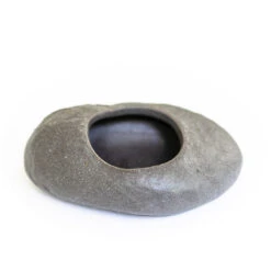 Gray Ceramic Stone With Assorted Tillandsia Air Plant -Air plant supply co. Gray Ceramic Stone 2