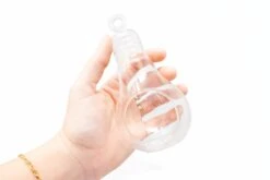 Hanging Light Bulb Terrarium With Flat Bottom