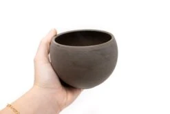 Charcoal Clay Container
